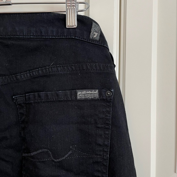 7  For All Mankind Standard Straight-Leg Men's Jeans Black Size 32 - Picture 7 of 14